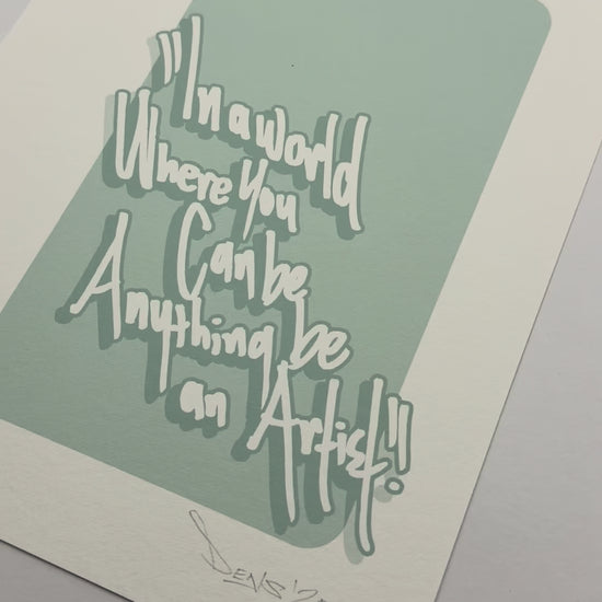 typography print, graphic print