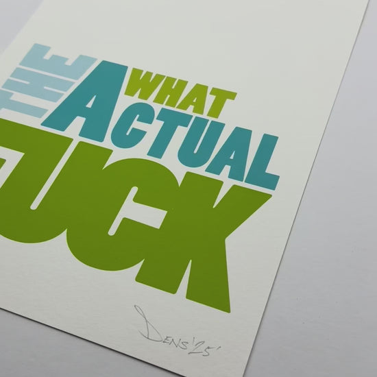 typography print, graphic print