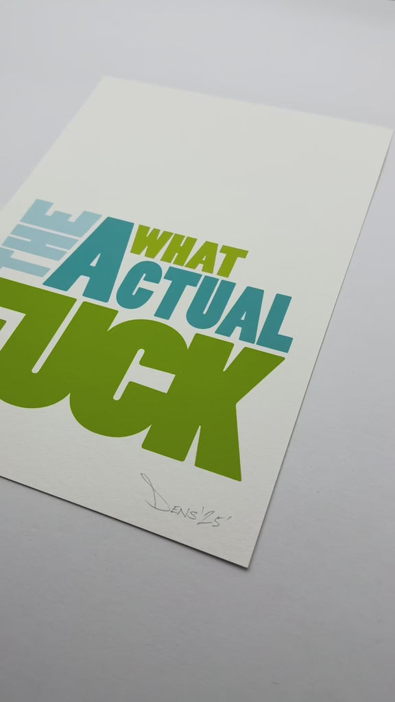 typography print, graphic print