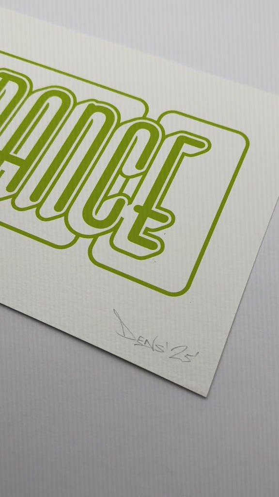 typography print, graphic print, music print, dance print