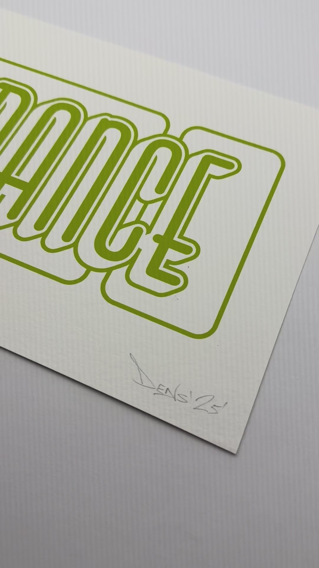 typography print, graphic print, music print, dance print