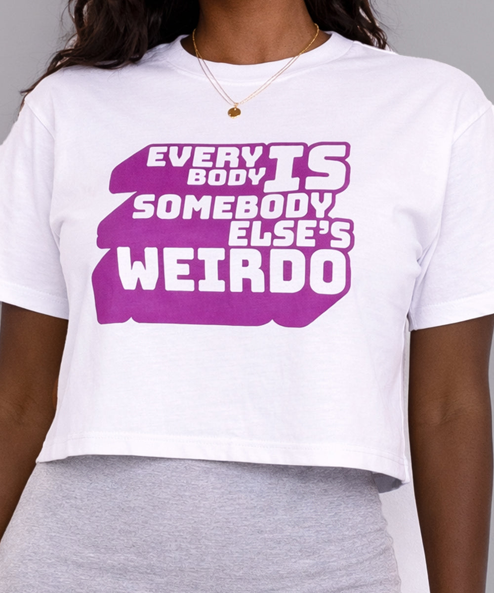 typography tshirt, weirdo tee