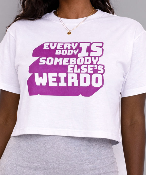 typography tshirt, weirdo tee